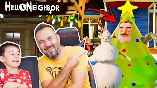 HELLO NEIGHBOR KAZIM USTA YILBAŞI AĞACI OLDU! | HELLO NEIGHBOR MODLARI OYNUYORUZ