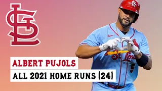 Albert Pujols (#5) All 24 Home Runs of the 2022 MLB Season
