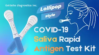 2021 New COVID-19 Saliva Antigen Rapid Test Lollipop Style for Children