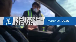 APTN National News March 24, 2020 – Ahead of COVID-19 toilet paper frenzy, COVID-19 spike