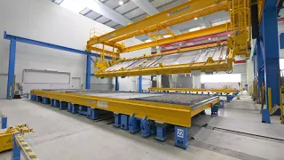 Automation in carousel plants for precast concrete elements - EBAWE Anlagentechnik
