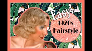 Easy 1920s hairstyle