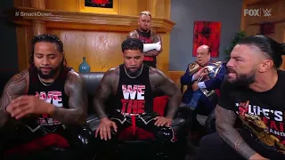 Roman Reigns yelling GET OUT NOW at the Usos - WWE SmackDown 5/19/2023