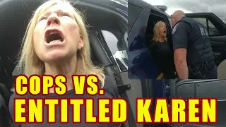 Bodycam DUI Arrest - Drunk Entitled Karen Gets Arrested for DUI and Resisting Arrest