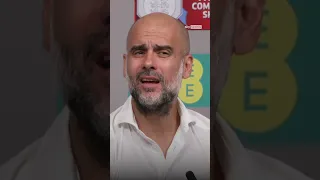 That Pep smirk... 😏 | Pep Guardiola reacts to Arsenal loss
