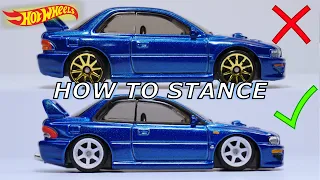 The Secret of STANCING your Hot Wheels Car