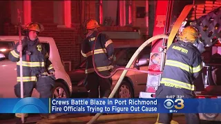Crews Battle Heavy Smoke, Fire At Home In Port Richmond