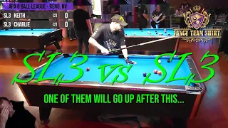 APA League Night | 8 Ball Match | Keith v Charlie | 3 v 3 | Commentary