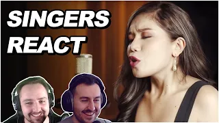 Singers React to I Surrender - Katrina Velarde & Jessica Villarubin