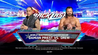 WWE 2K24 | Damian Priest Vs Drew McIntyre - World Heavyweight Championship