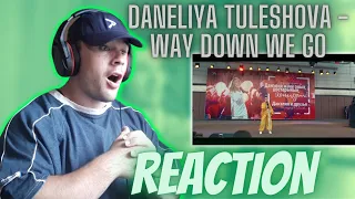 Daneliya Tuleshova - Way Down We Go (Kaleo cover) REACTION