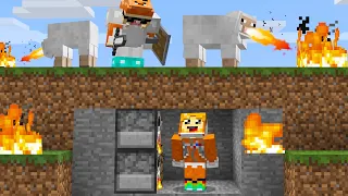 minecraft manhunt but mobs have CUSTOM abilities