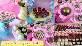 3 Opções de Doces Finos para festas e aniversários - Fazendo mais de 100 docinhos