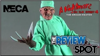 NECA A Nightmare on Elm Street Part 4 Retro Cloth Doctor Freddy Krueger | Video Review HORROR