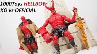 1000Toys Hellboy vs Knock Off Review