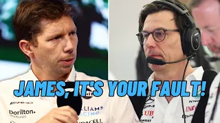 James, It's your fault! - Toto Wolf Funny | F1nal Lap