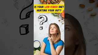 Is Your Low Fiber Diet Hurting Your Gut? 👉 Free Gut-Friendly Cooking Guide. #guthealth #diet #guts