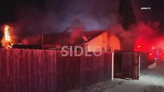 Jamacha-Lomita : One Injured In Two-Alarm Structure Fire, W/ SOT