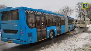 Автобус ЛиАЗ 6213.65 032163 ,  с маршрутом 605