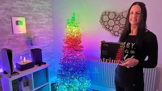 Twinkly App controlled RGB Christmas lights Unboxing, Setup & Demo