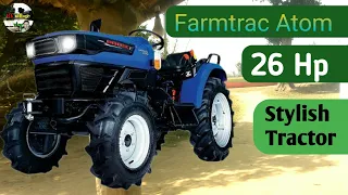 Mini Tractor Farmtrac Atom 4wd ||Farmtrac Atom 26 Tractor Specifications Price Mileage| in Hindi