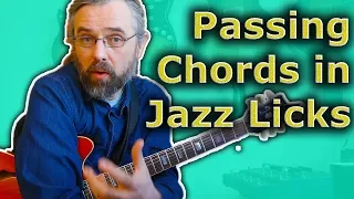 Passing Chords in Jazz Licks - Easy way to Add Extra Movement