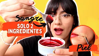 Sangre y piel FALSAS con solo 2 ingredientes para Halloween