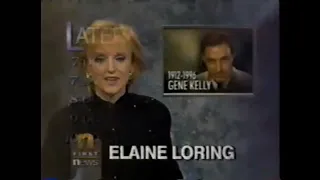 Gene Kelly:  News Report of His Death - February 2, 1996