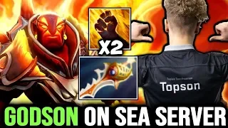 GODSON God Mode on SEA Server Ember Spirit with Divine Rapier