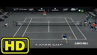 Novak Djokovic vs Kevin Anderson Highlights - Laver Cup 2018 (HD) ###60