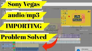 How to fix audio problem/distortion in Sony Vegas pro 13.0 #solved