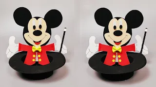 Superb Mickey Mouse Chocolate Box!!! Mickey mouse Box - eva foam sheet craft ideas 2023