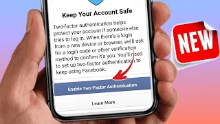 How to fix Enable Two Factor Authentication Facebook Problem | Keep your Account Safe Facebook 2024