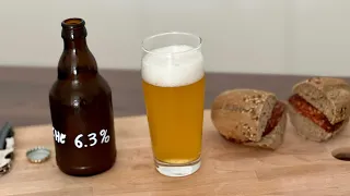 Homemade Italian Blanche Ale Beer