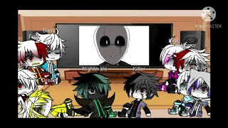 GlitchTale React to Sans,Gaster And Papyrus  vs Bete Noire