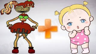 SPAGHETTI Mommy Long Legs + Baby = ??? / Poppy Playtime Animation