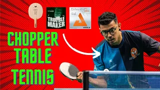 Defensive Long Pimple Table Tennis Player! National Tournament 🇧🇷🏓 Chopper Style!