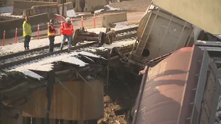 Freight Train Derails In Denver, Sends 3 Empty Cars Into South Platte River