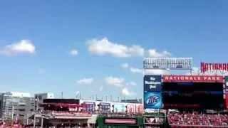 first playoff game  @ Nationals Stadium