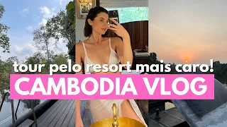 O RESORT MAIS CARO QUE JÁ FIQUEI - Cambodia Vlog - GLAMPING most luxurious resort: Shinta Mani Wild