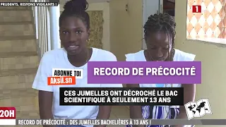 Elles sont jumelles, elles ont décroché le BAC S2 à 13 ans, un record