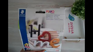 Fimo Soft "Home" Набор пластики .Распаковка. Обзор. (sub)
