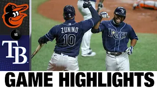 Tyler Glasnow fans 13 in Rays' 4-2 win | Orioles-Rays Game Highlights 8/25/20