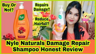 Nyle Naturals Anti Hair fall Damage Control Shampoo Review |Paraben Free Shampoo | SHOTS BY SNIGDHA