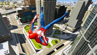 GTA 5 Epic Ragdolls Spiderman 4K Compilation With GTA USTAD Episode 52 (Funny Moments)