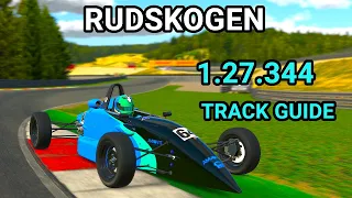 Track guide Rudskogen Ray FF1600 - Fixed iRacing