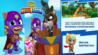 Talking Tom Hero Dash New Update - Build New World Unlocked Run Through The Jungle