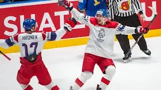 Jakub Vrana scores twice in Team Czech Republic’s 5-2 win vs. Team Sweden - IIHF World Championship