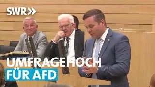 Wie stark wird die AfD in Baden-Württemberg? | SWR Aktuell