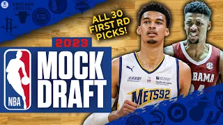 2023 NBA Mock Draft: Victor Wembanyama to the Spurs + ALL 30 FIRST ROUND PICKS | CBS Sports